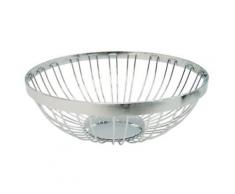 ZELLER 24894 CORBEILLE FRUITS RONDE 26,5 X 9,5 CM (CHROM) - Autres