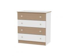 Commode chambre bébé / enfant Hêtre - Commodes et plans à langer