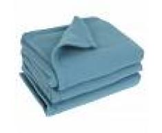 Linnea Couverture polaire 220x240 cm 100% Polyester 350 g/m2 TEDDY bleu Lac