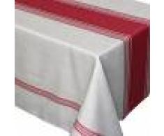 Linnea Nappe rectangle 150x250 cm imprimée 100% polyester BISTROT Rouge