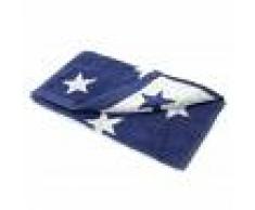 Linnea Serviette invité 33x50 cm 100% coton 480 g/m2 STARS Bleu Marine