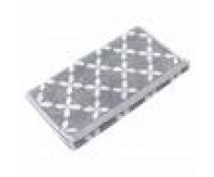 Linnea Serviette invité 33x50 cm SHIBORI floral Gris 500 g/m2