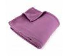 Linnea Couverture polaire 240x260 cm 100% Polyester 350 g/m2 TEDDY violet Mauve
