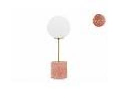 NV GALLERY Lampe de table - Terrazzo rose & Laiton - NV GALLERY - POPSICLE