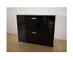 Deskono Armoire basse pour dossiers suspendus MELO L90xH70 Laqué