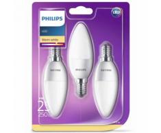 Philips Ampoule bougie LED 3 pcs 4 W 250 Lumens 929001157470