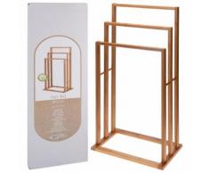 Bathroom Solutions Porte-serviette Bambou avec 3 barres