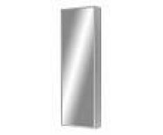 KRISTALIA armoire murale à chaussures FOOT BOX (Structure aluminium / avec miroir - aluminium / verre)