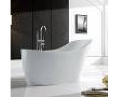 Rue Du Bain Baignoire ilot Ovale - Acrylique Blanc - 170x75 cm - Venise