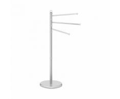 Porte-serviette sur pied - 3 barres - Mobile