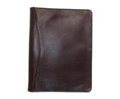 Portefeuille Katana Conférencier Classeur cuir ref_kat40624 chocolat homme Unique
