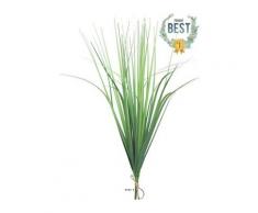 Plantes artificielles Artificielles Herbe Fétuque artificielle, lot de 3, en piquet, H 60 cm - BEST femme Unique