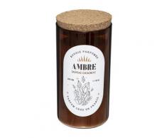 Bougies, diffuseurs Atmosphera Bougie Parfumée Pot en verre avec couvercle 230 G Parfum Ambre homme Unique