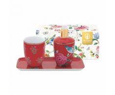 Pip Studio - Set pour Salle de Bain Good Morning - Rouge