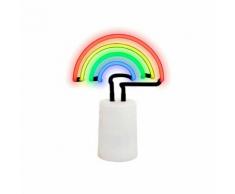 RAINBOW-Lampe à poser Néon Arc-en-ciel H19cm Multicolore Sunnylife