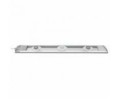 CLIP N'SLIDE-Réglette 2 Lumières LED Aluminium L100cm Bleu Lucibel - designé par Home Lights