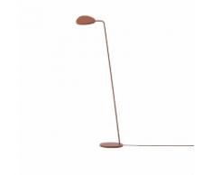 LEAF-Lampe de lecture LED H118cm rouge brun Muuto - designé par Broberg & Ridderstråle