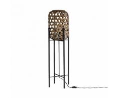 BALI-Lampe de sol Métal/Rotin H97cm rotin naturel Red Cartel