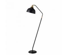 URBAN FLOOR LAMP-Lampe de lecture Métal & Laiton H140cm Noir Mat Super Living