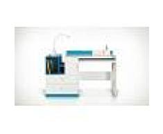 House and Garden BUREAU CHAMBRE ENFANT DESIGN BLANC ET BLEU - JOLLY