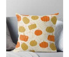 Halloween Cute Pumpkins, halloween gift for woman, halloween home deco, halloween pumpk Throw Pillow