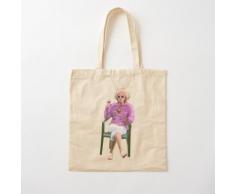 avoir une cigarette assise sur sa chaise de jardin. Découvrez mes autres modèl Tote bag classique