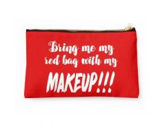 Anfisa Quotes 90 Jour Fiance Tribute Art - Trousse de maquillage rouge Pochette à fermeture éclair