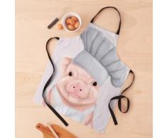 Pig Chef - joli cochon en toque Tablier