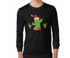 Cactus Sapin de Noël elfe T-shirt manches longues