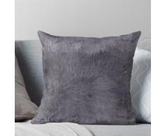 Texture de peau de mouton gris | Duvet couvre-lit et coussin Coussin