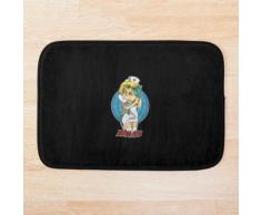 Vintage Anime Girl Crochets Crochets Crochets Patère Infirmière De Marque De Dessin Tapis de bain