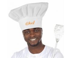 Toque de chef cuisinier adulte