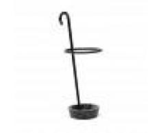 MOGG set de 3 porte-parapluie RENE' (base marbre Marquina, canne noire - bois de hêtre et marbre)