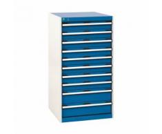 bott 1 armoire d'atelier à tiroirs bott sl-66 - hauteur 120 cm