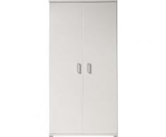 Armoire enfant blanc 2 portes - MILAN