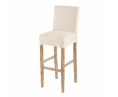 Housse de chaise de bar en lin