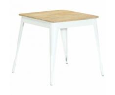 vidaXL Table de salle à manger 75x75x76 cm Bois de manguier massif