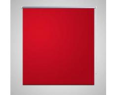 vidaXL Store enrouleur occultant 100 x 230 cm rouge