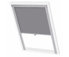 vidaXL Store enrouleur occultant Gris 206