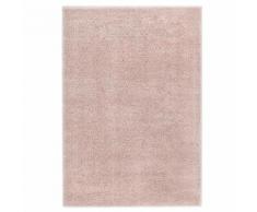 vidaXL Tapis à poils longs 160 x 230 cm Vieux rose