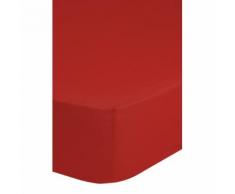 Emotion Drap-housse sans repassage 70 x 200 cm Rouge 0220.80.40