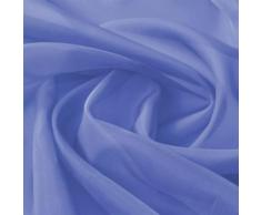 vidaXL Tissu de rideau 1,45 x 20 m Bleu royal