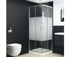 vidaXL Cabine de douche Verre de sécurité 90x80x180 cm
