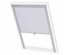 vidaXL Store enrouleur occultant Blanc C04
