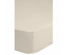 Emotion Drap-housse sans repassage 80 x 200 cm Écru 0220.01.41
