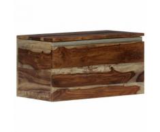 vidaXL Coffre de rangement 30 x 30 x 57 cm Bois massif de Sesham