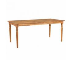 vidaXL Table de salle à manger 170x90x75 cm Bois d'acacia massif