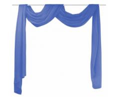 vidaXL Rideau Voile 140 x 600 cm Bleu royal