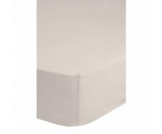 Emotion Drap-housse sans repassage 90 x 200 cm Sable 0220.06.42