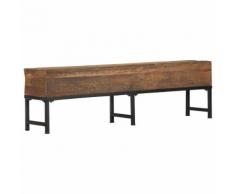 vidaXL Banc 160 cm Bois de récupération massif
